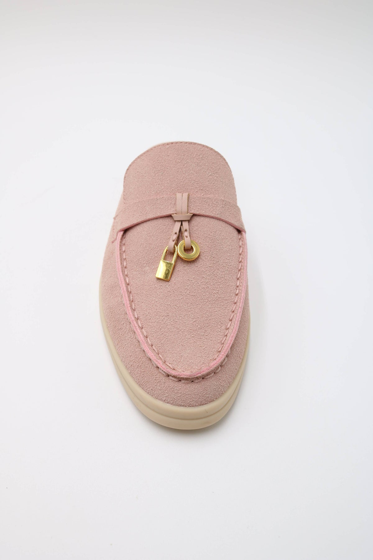 Pink Suede Loafer