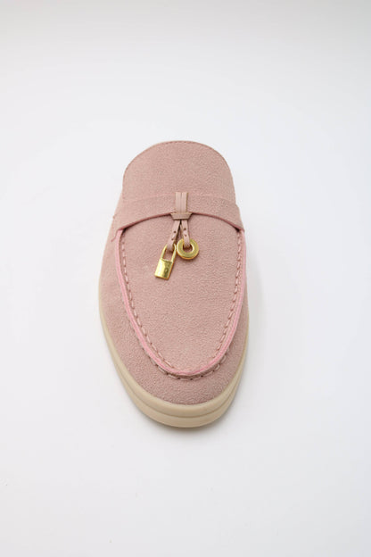 Pink Suede Loafer