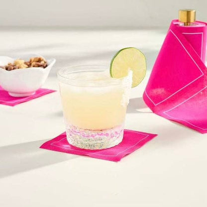 Hot Pink Cocktail Napkin Roll