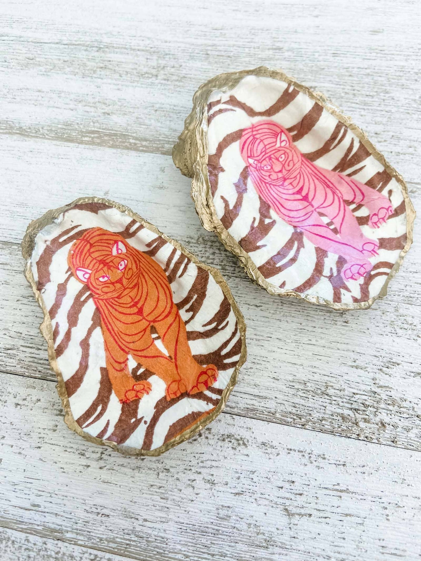 Pink Tiger Oyster Shell
