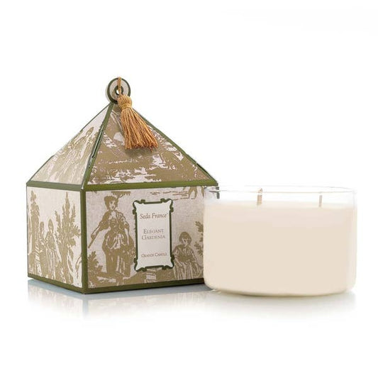 Elegant Gardenia Three Wick Candle