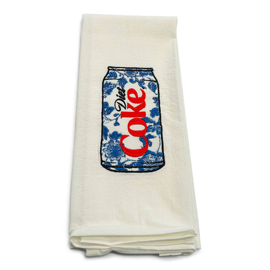 Chinoiserie Diet Coke Towel