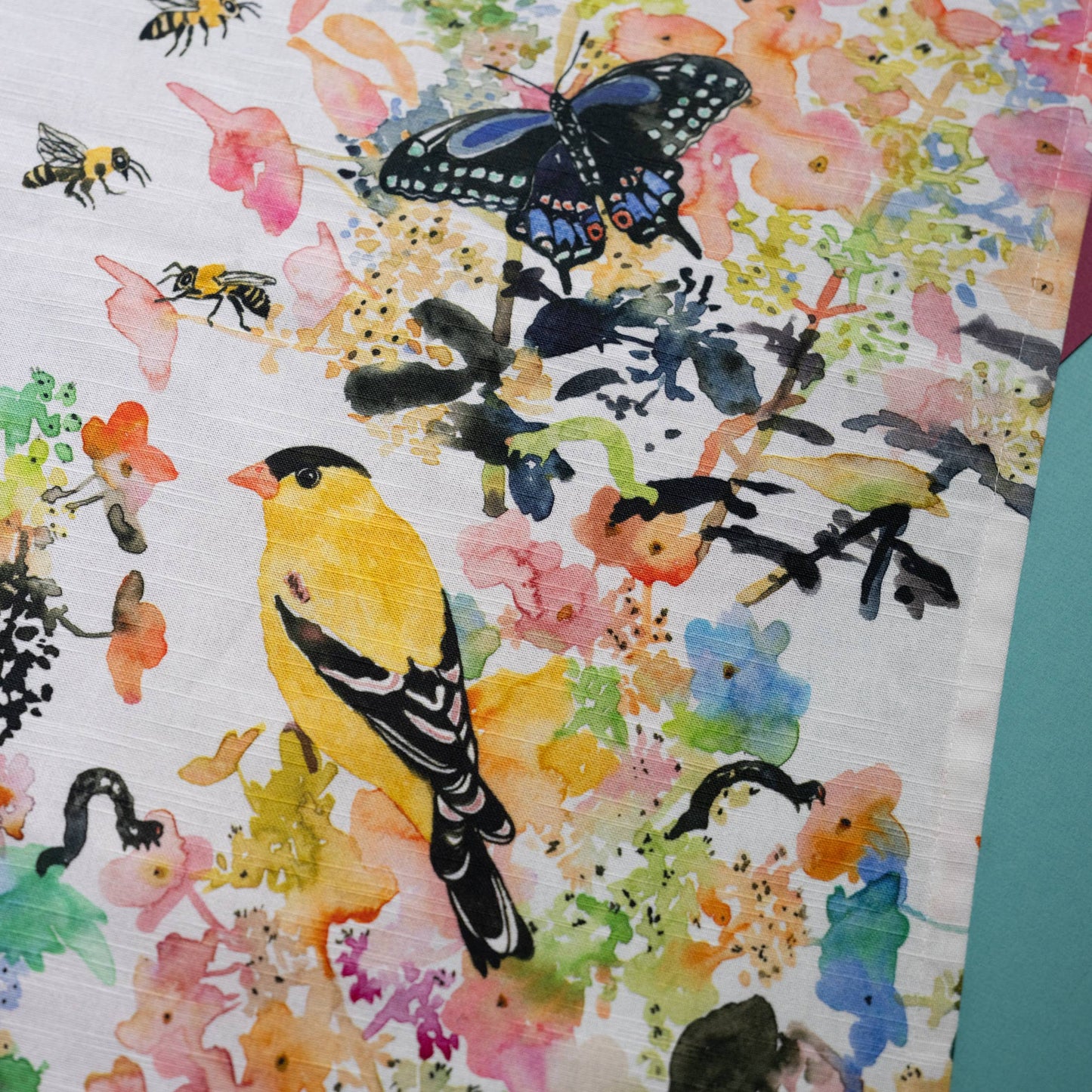 Goldfinch Tea Towel