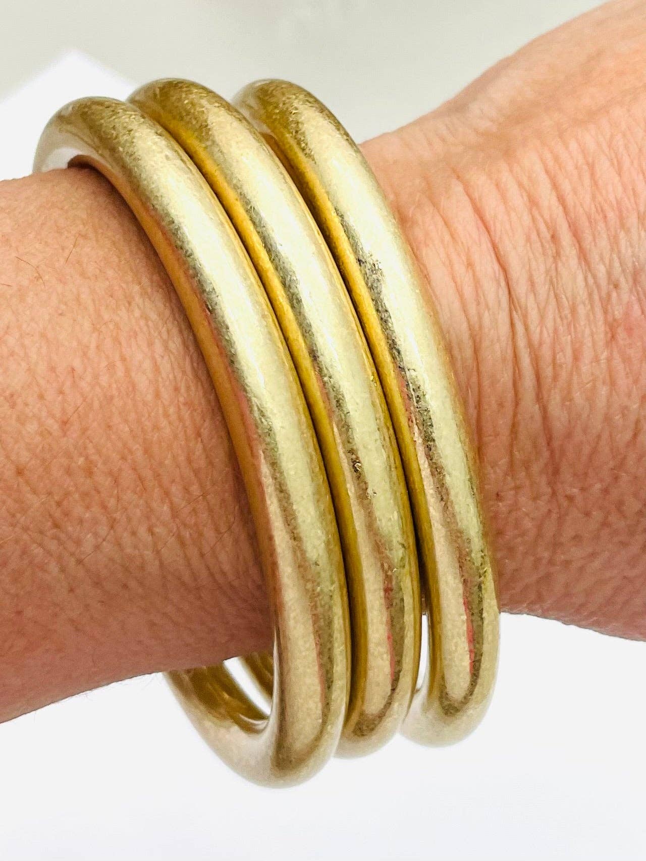 Gold Bangles - Set of 3