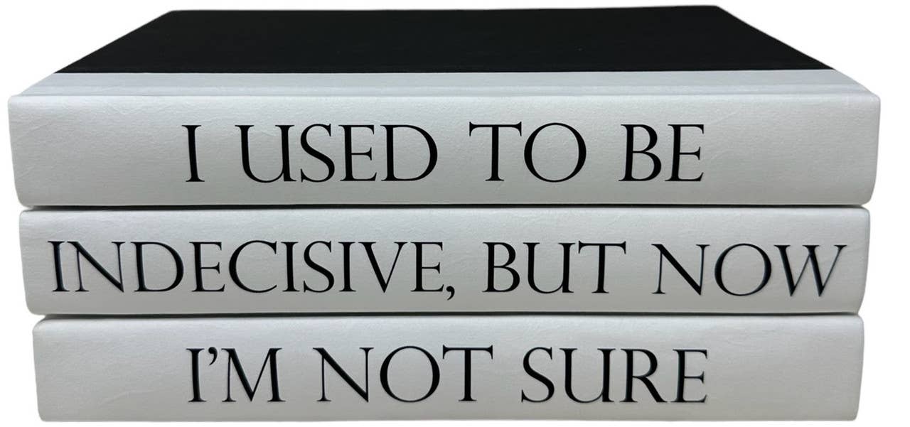 3 Vol- I Used To Be Indecisive Black Cover