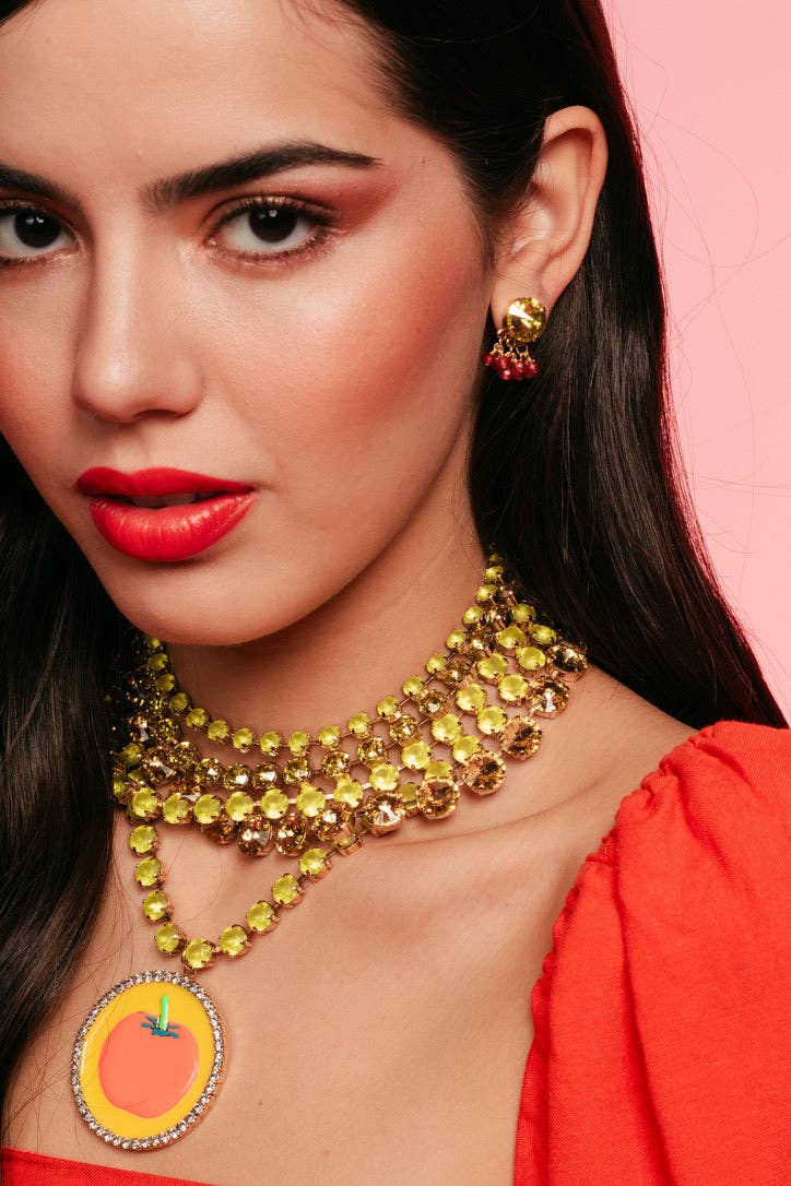 Sarina Necklace in Candy Crush: Fuchsia Matt