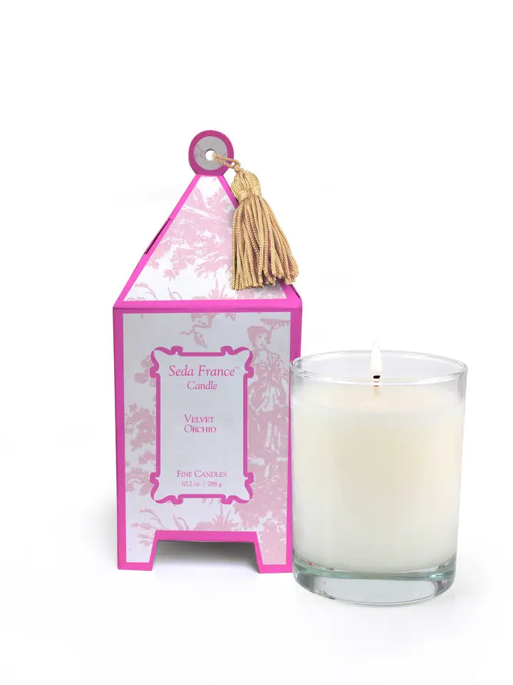 Velvet Orchid Pagoda Candle