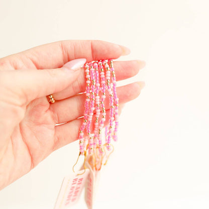 Hot Pink Sprinkle Bracelet: Petite
