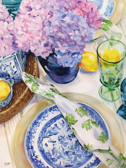 No. 139 Blue Willow, a fine art print on paper: 13 x 19 inches