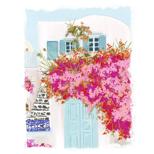 FRAMED MYKONOS PRINT