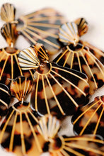 Load image into Gallery viewer, Brown Tortoise Shell Earrings
