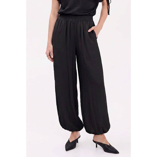 Black Silky Pants