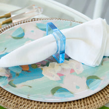Load image into Gallery viewer, Acrylic Napkin Ring Set - Light Blue
