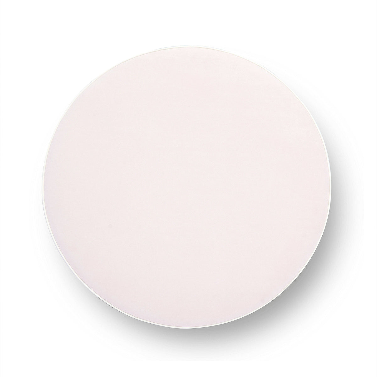 Pink Tasseled Round Ottoman