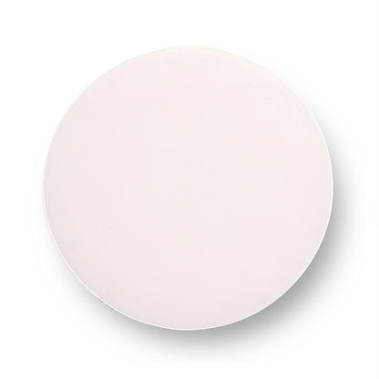 Pink Tasseled Round Ottoman