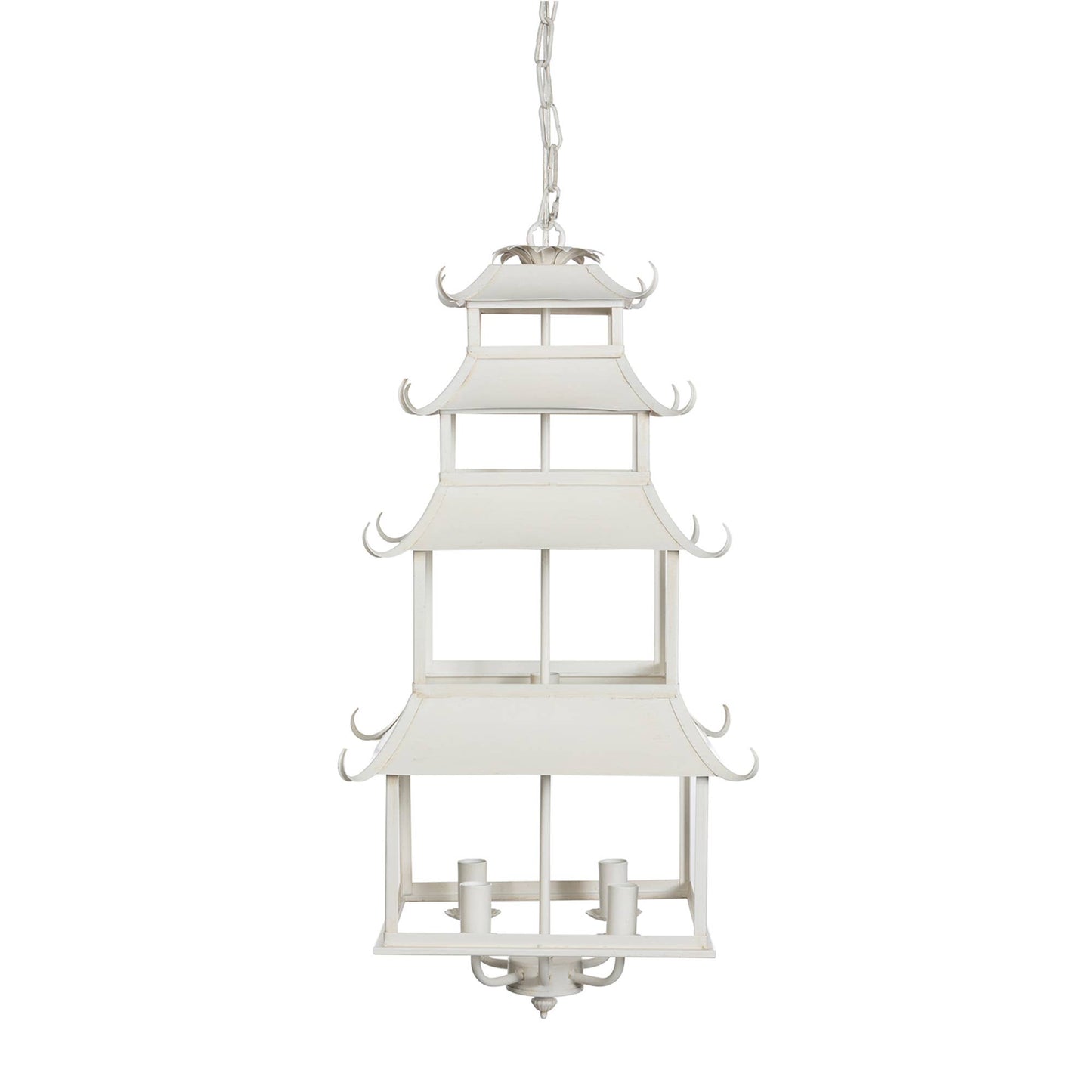 Cream Pagoda Chandelier