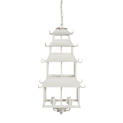 Cream Pagoda Chandelier
