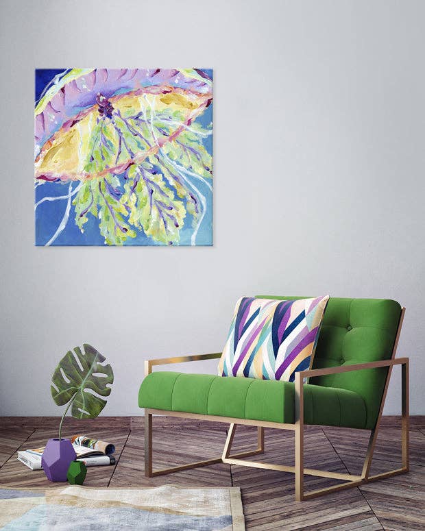 Jellyfish No. 3 Canvas: 30x30”