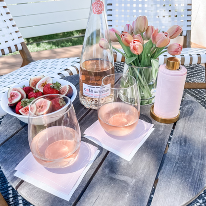 Blush Cocktail Napkin Roll