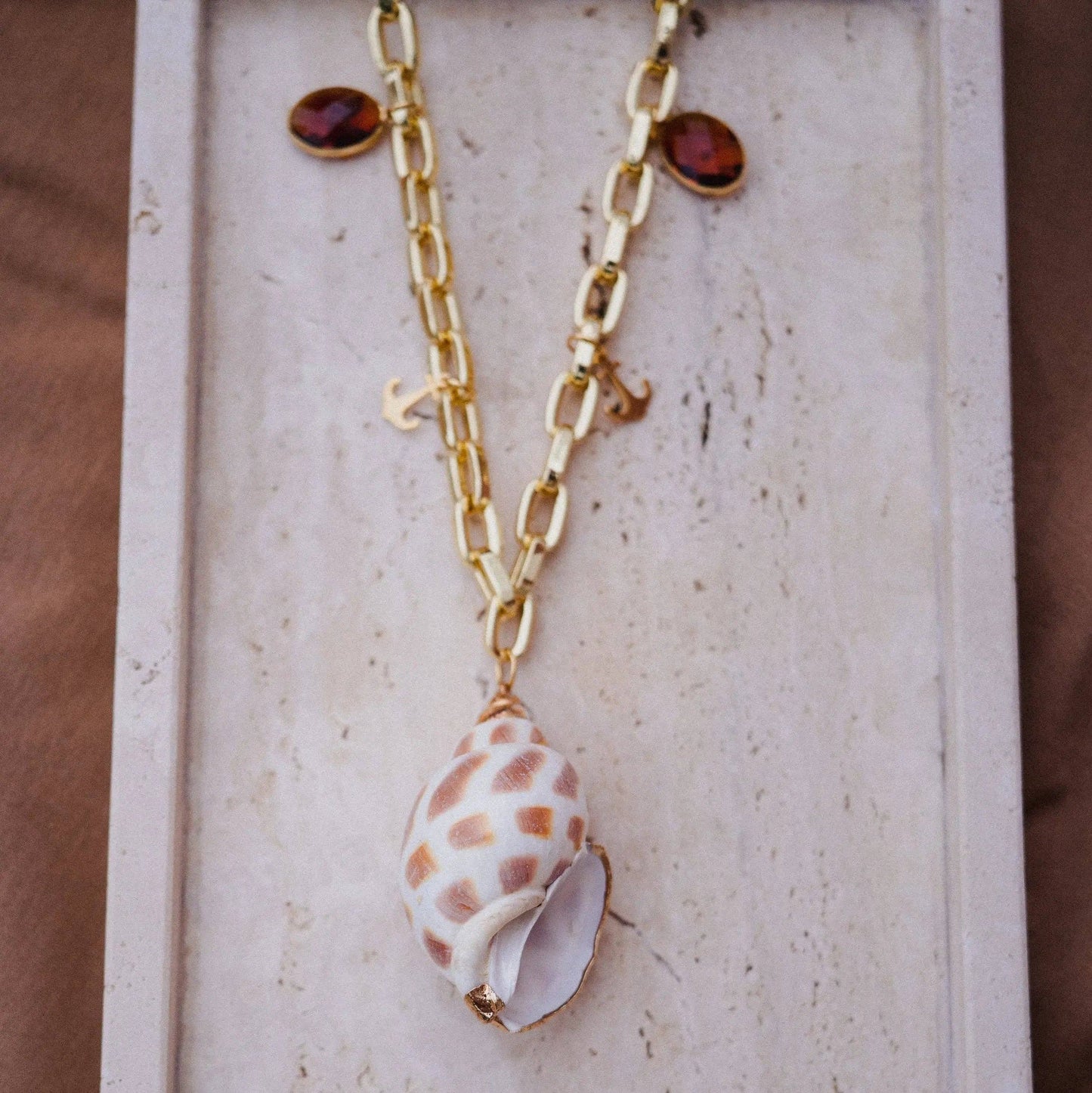 Gold Shell Necklace
