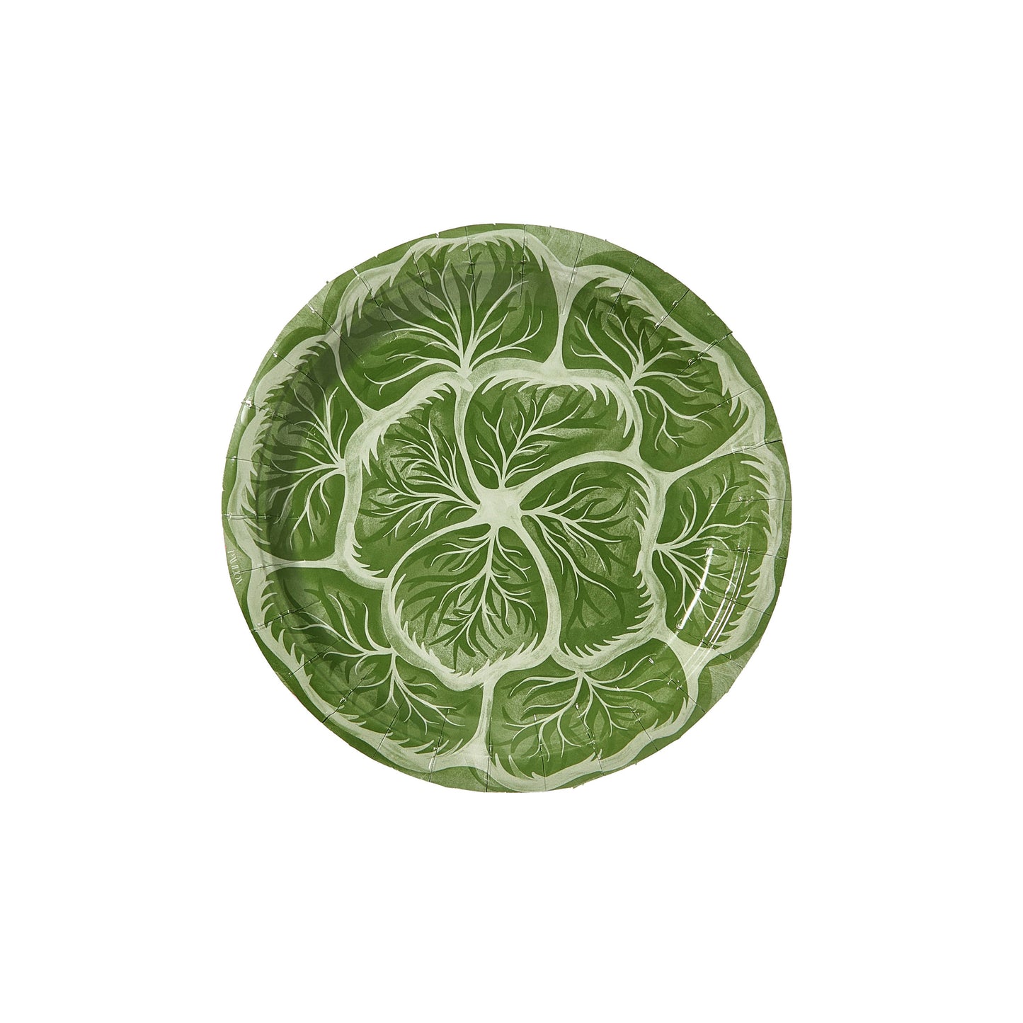 Paper Cabbage Salad and Dessert Plates - Pack of 8