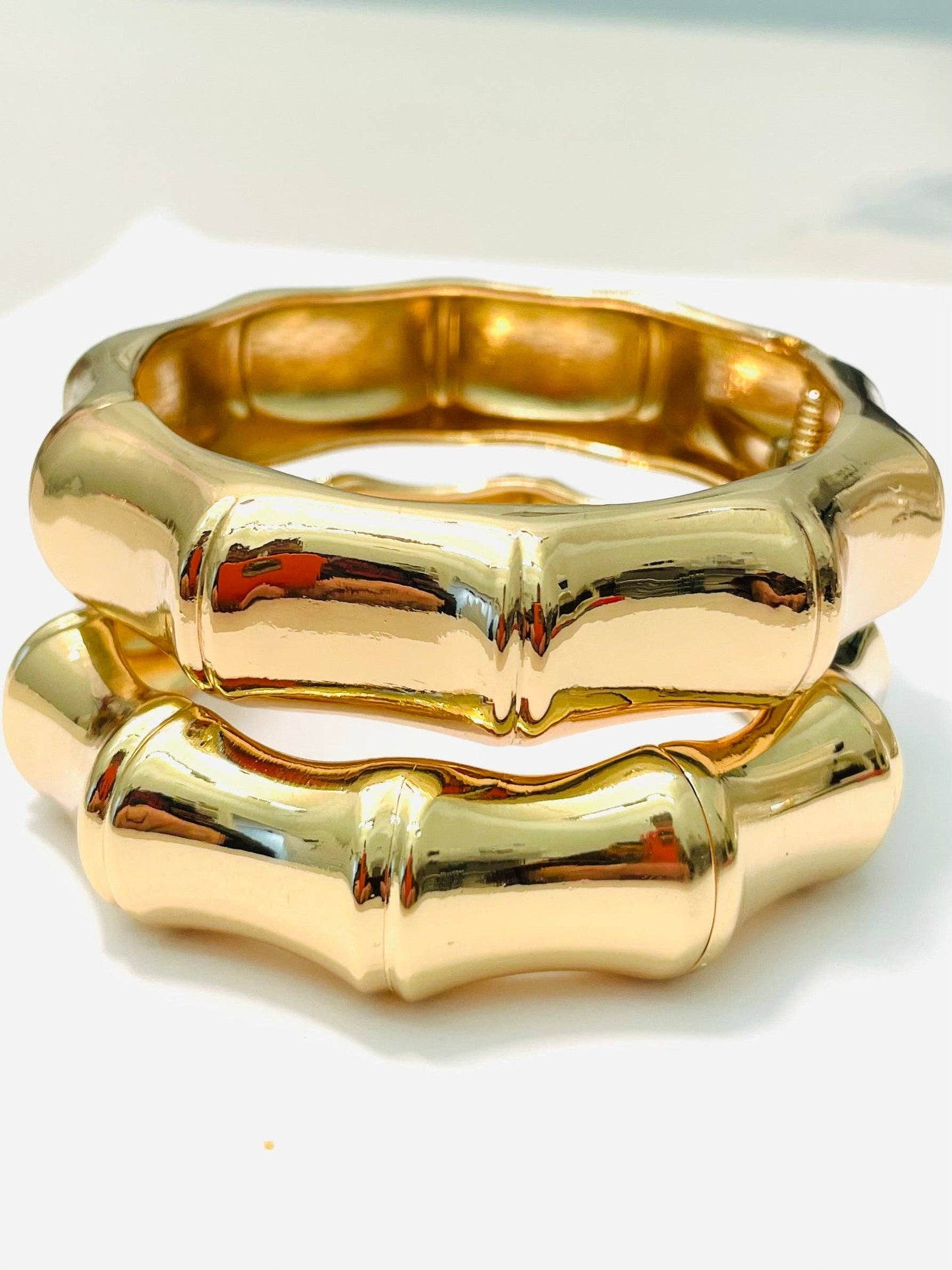 Gold Bamboo Cuff