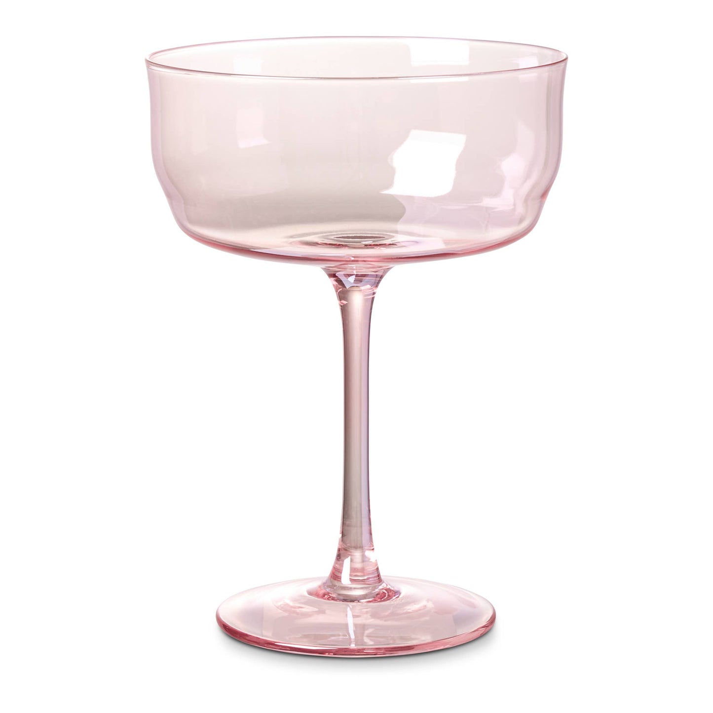 Pink Art Deco Martini Glasses