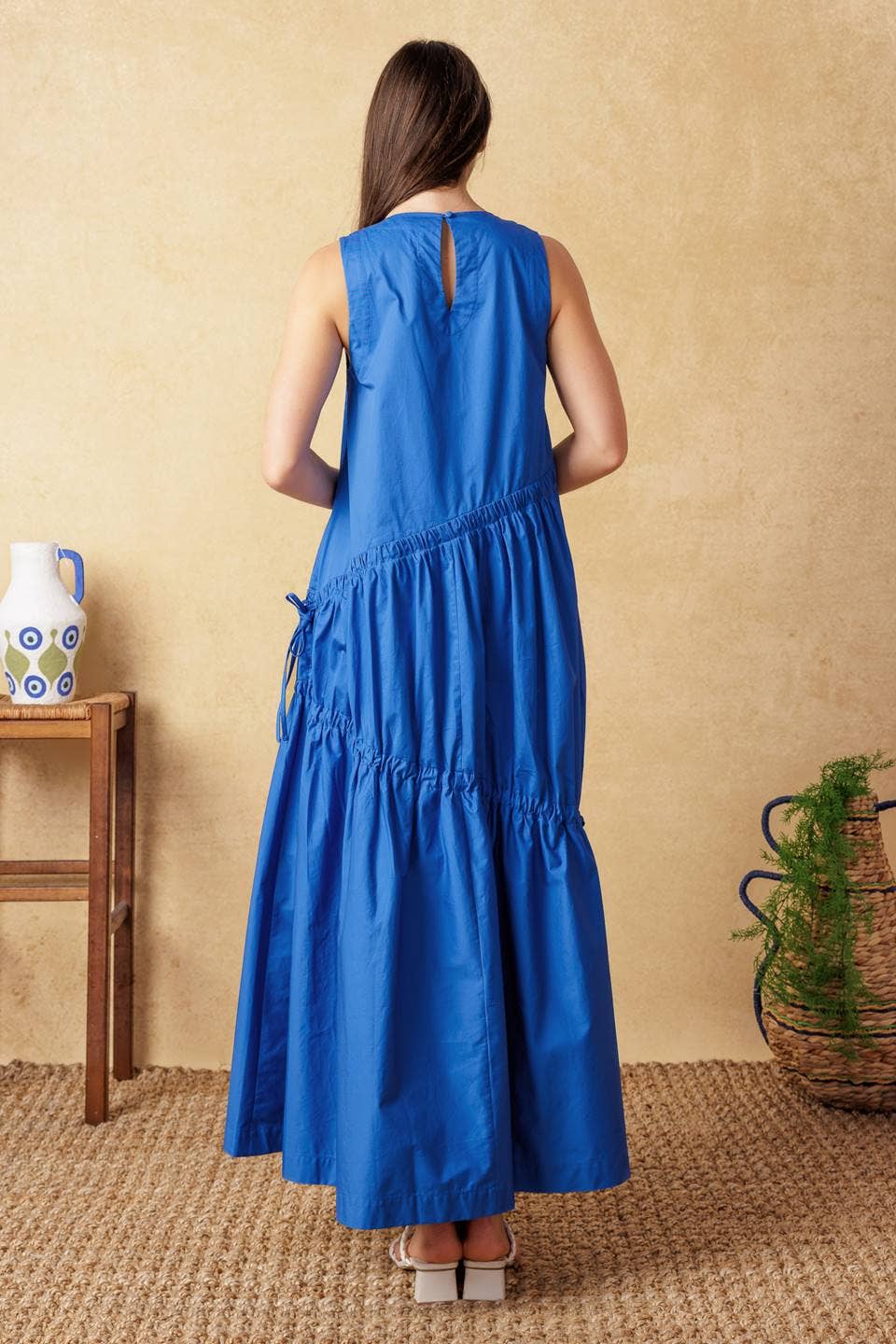 Royal Blue Midi Dress