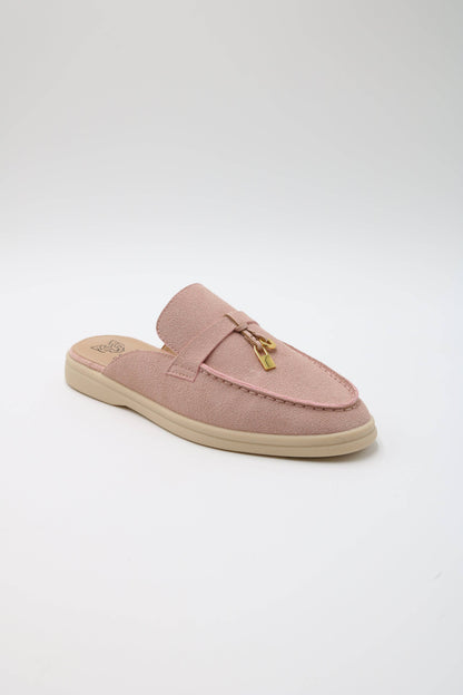 Pink Suede Loafer