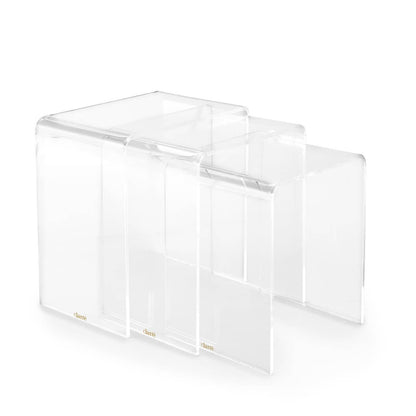 Acrylic Nesting Tables (Set of 3)