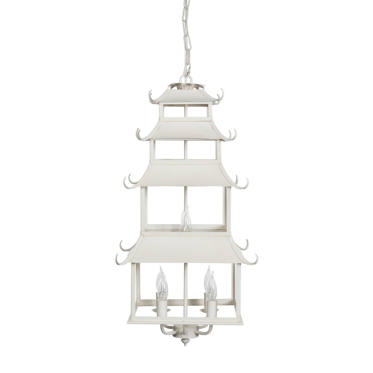 Cream Pagoda Chandelier