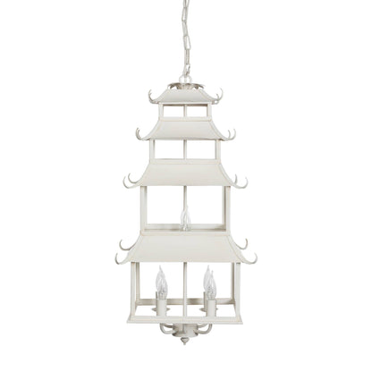 Cream Pagoda Chandelier