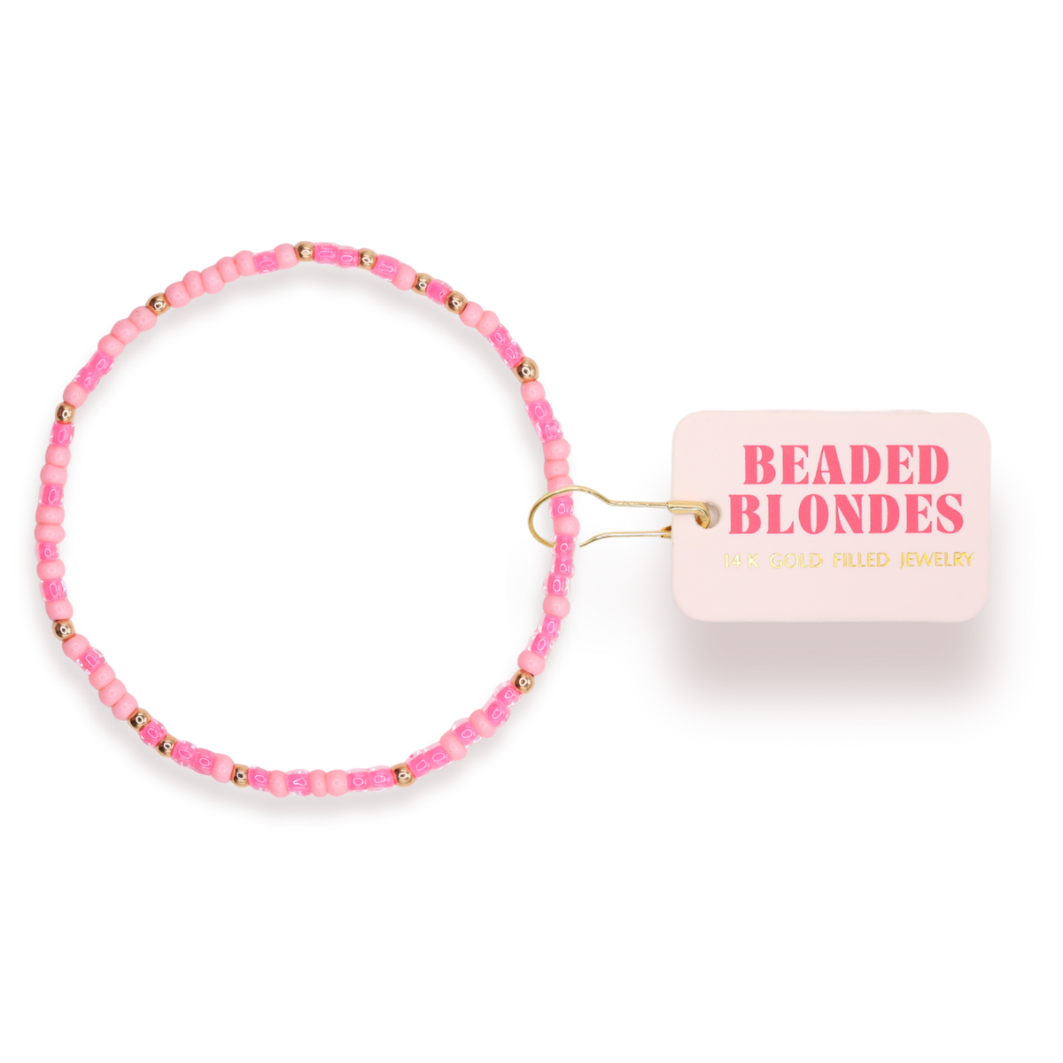 Hot Pink Sprinkle Bracelet: Petite