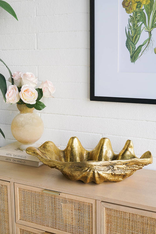 Gold Clam Shell