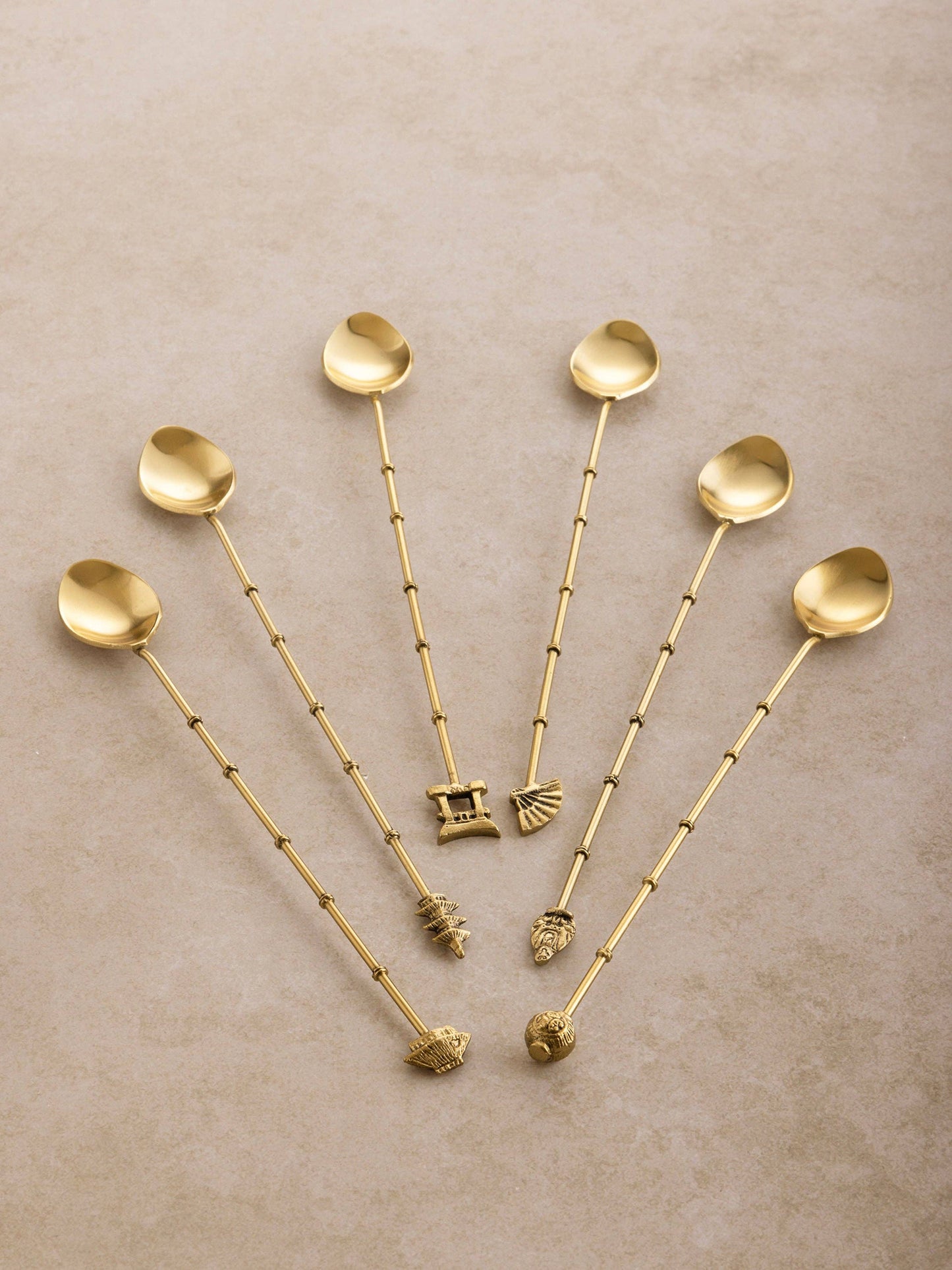 Gold Cocktail Stirrers – Set of 6