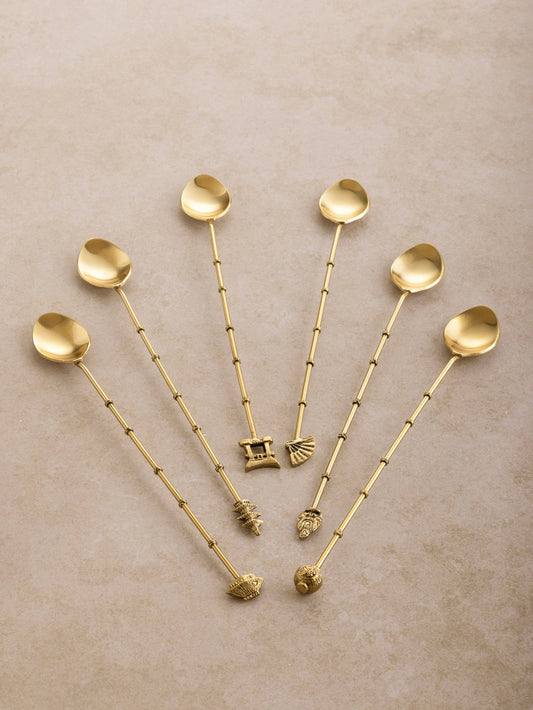 Gold Cocktail Stirrers – Set of 6