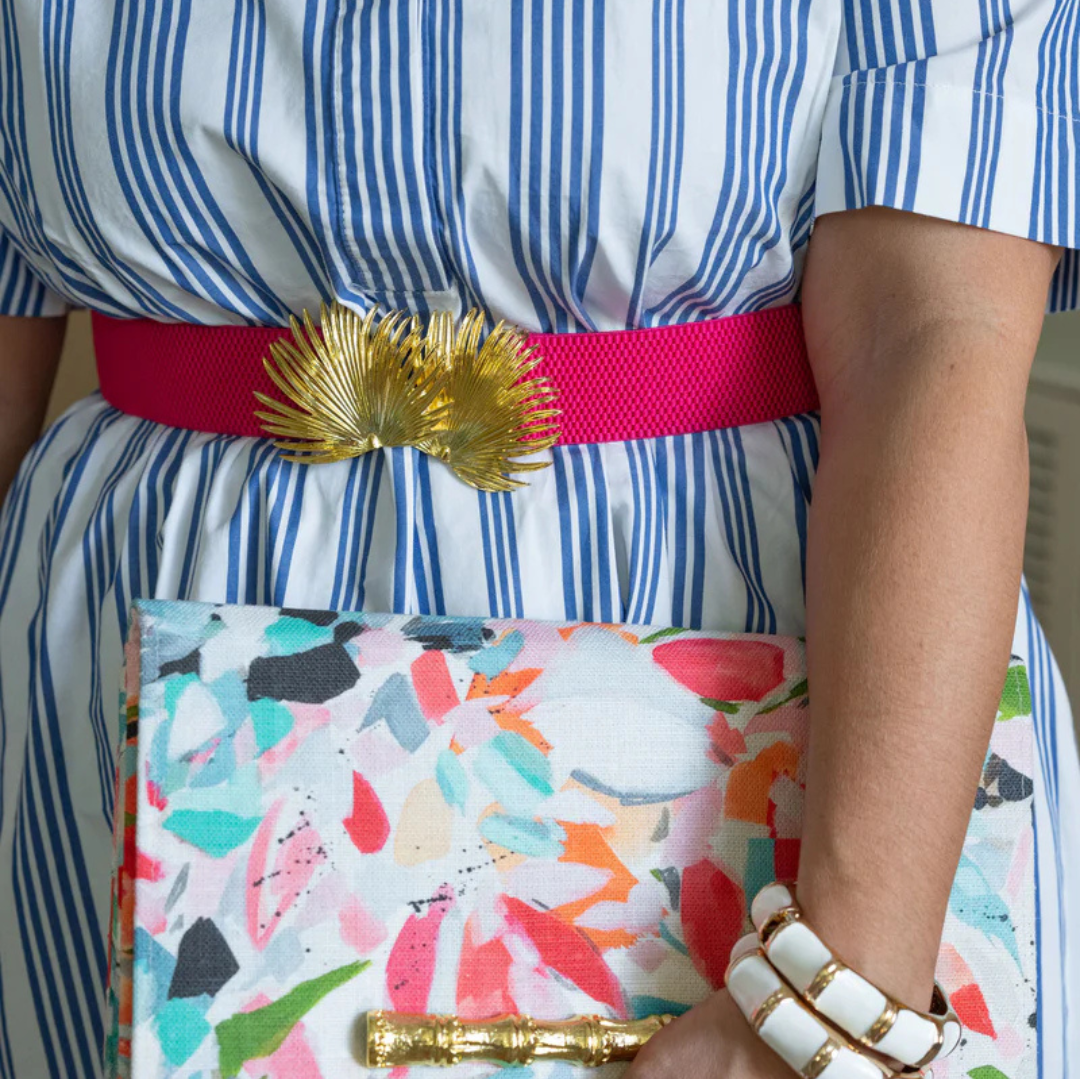 Pink Interchangeable Stretch Belt Band – Flexible & Stylish: Pink / S