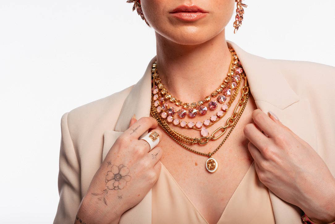 Sarina Necklace in Candy Crush: Fuchsia Matt
