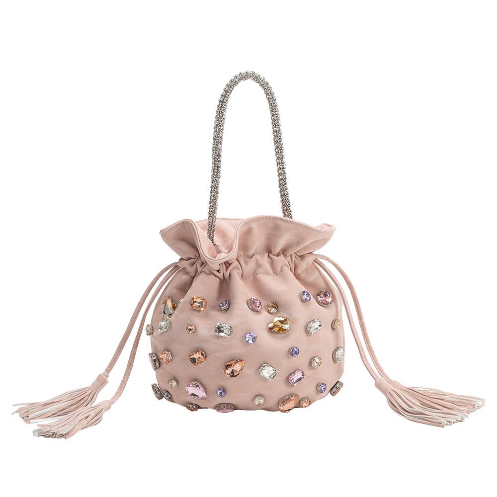 Starla Pink Jeweled Purse