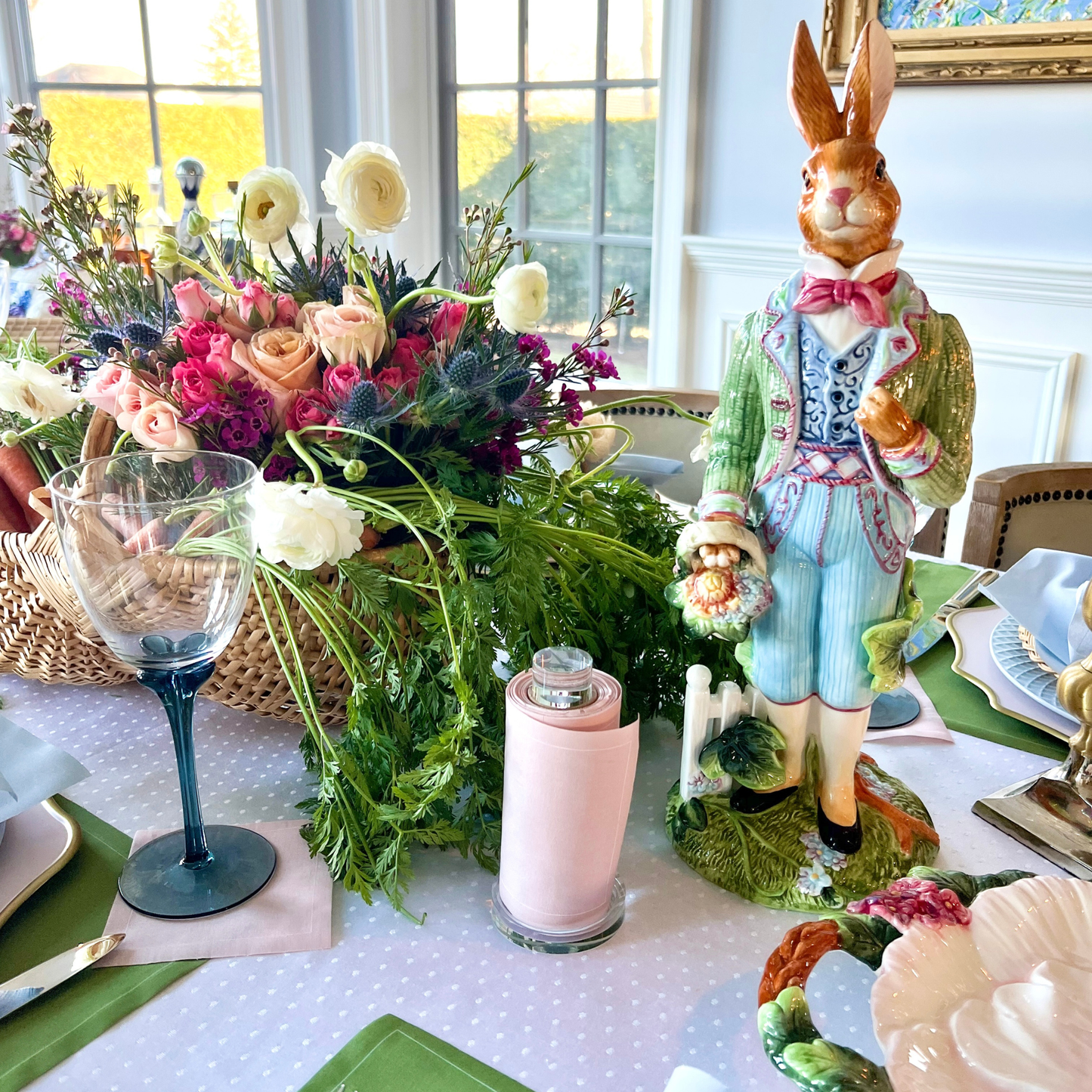 Blush Cocktail Napkin Roll