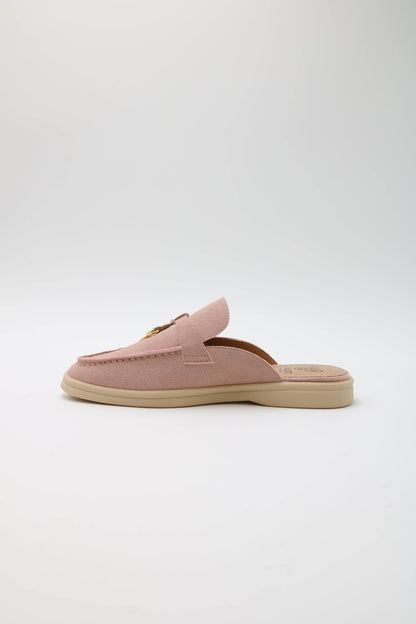 Pink Suede Loafer