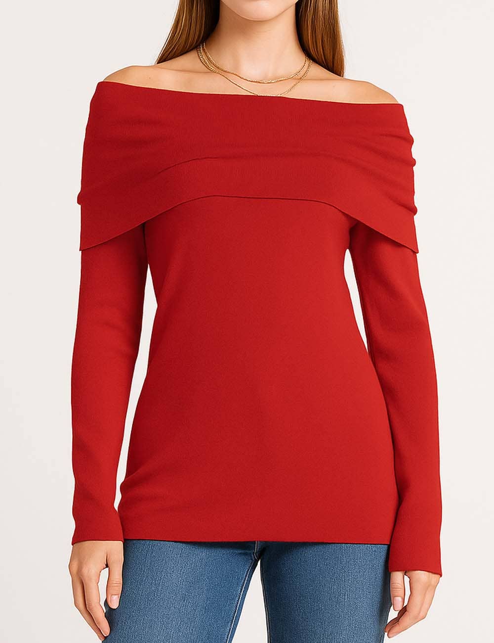Black Off-Shoulder Top