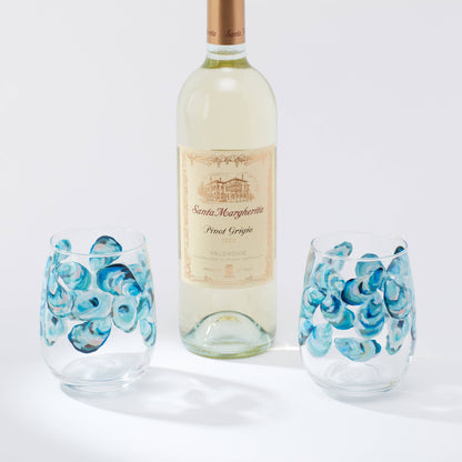 Flowing Shells Wine Glass