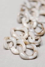 Load image into Gallery viewer, Cream Lucite Chain Earrings
