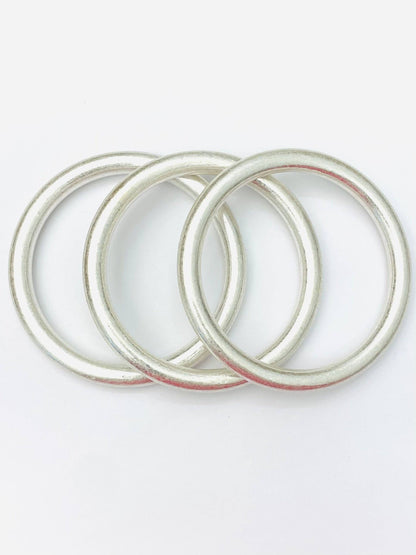 Silver Bangles - set of 3