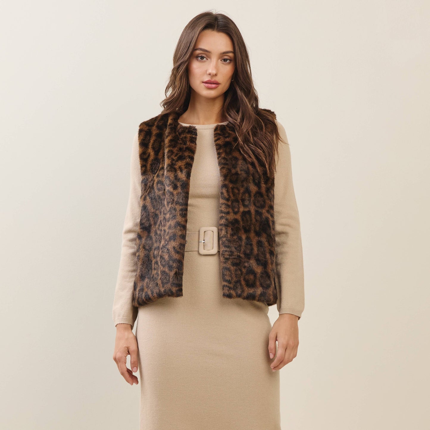 Leopard Fur Vest