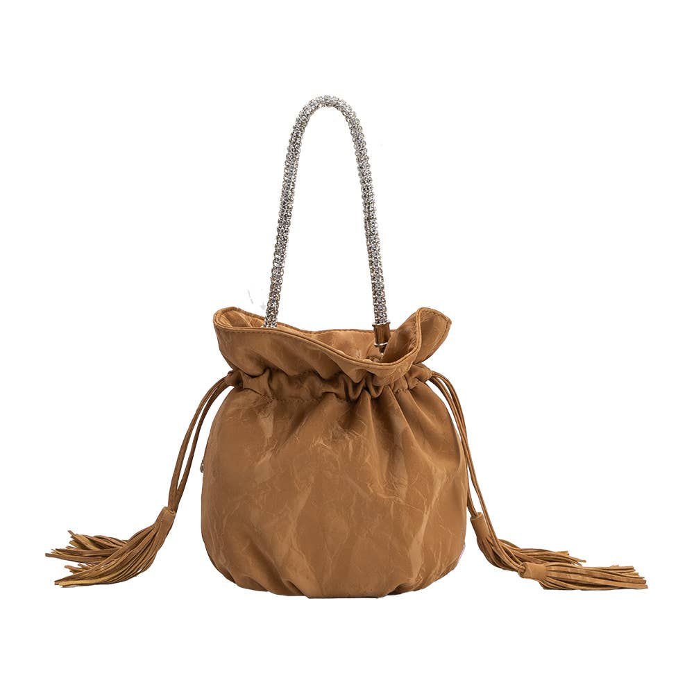 Starla Tan Jeweled Purse