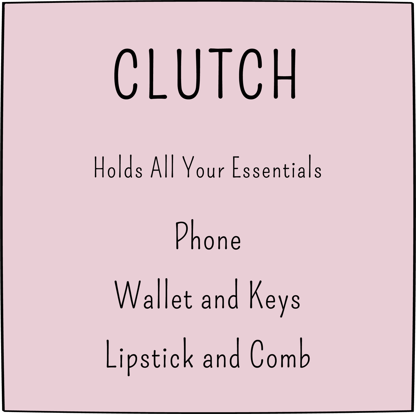 Clutch | Solid Hot Pink