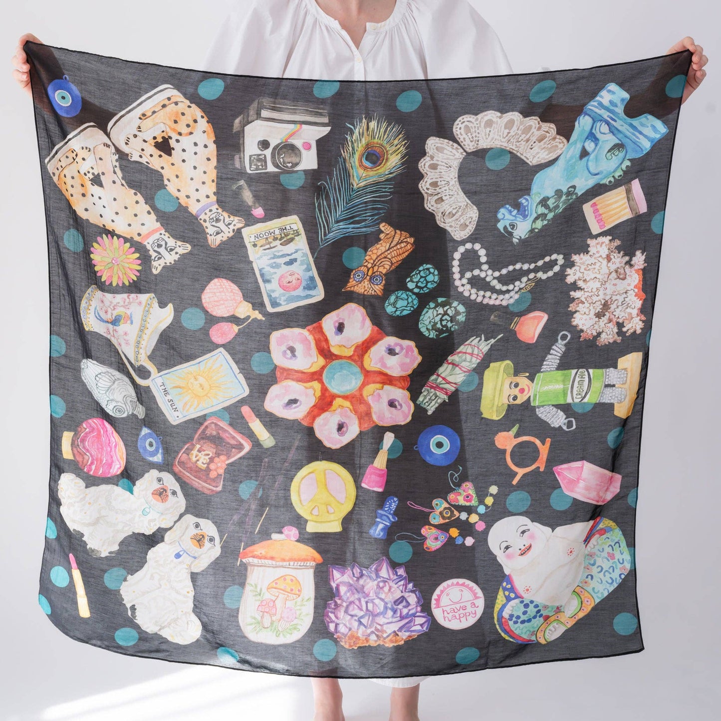 Scarf 40 x 40- Little Things