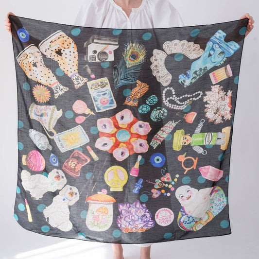 Scarf 40 x 40- Little Things